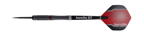 Steeldart Karella Fighter, schwarz, 90% Tungsten, 22g oder 24g